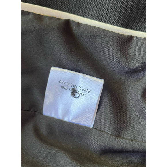 ARGENT Women's Black Cinched Waist 3-Button Wool Blazer-SIZE 4 - MSRP $398 - Picture 10 of 13